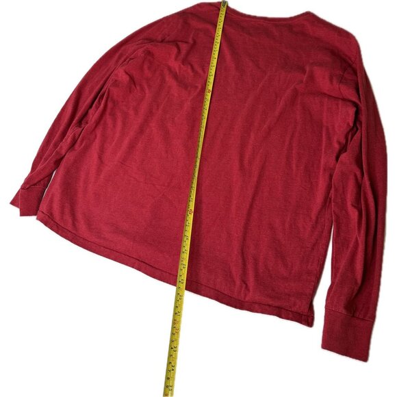 Polo Ralph Lauren Men's Thermal Crew-Neck Top Red XL TG - Picture 9 of 9